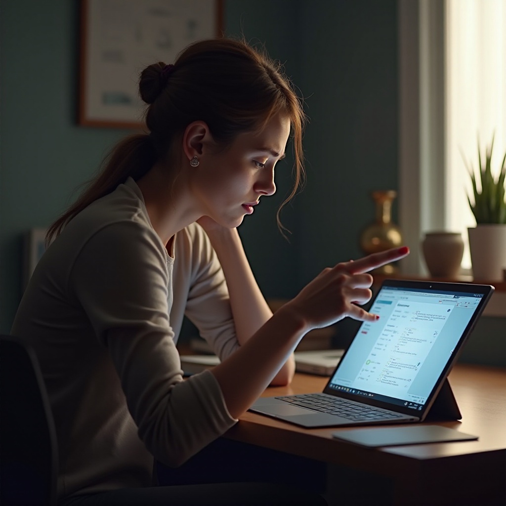 why is my surface pro screen not working