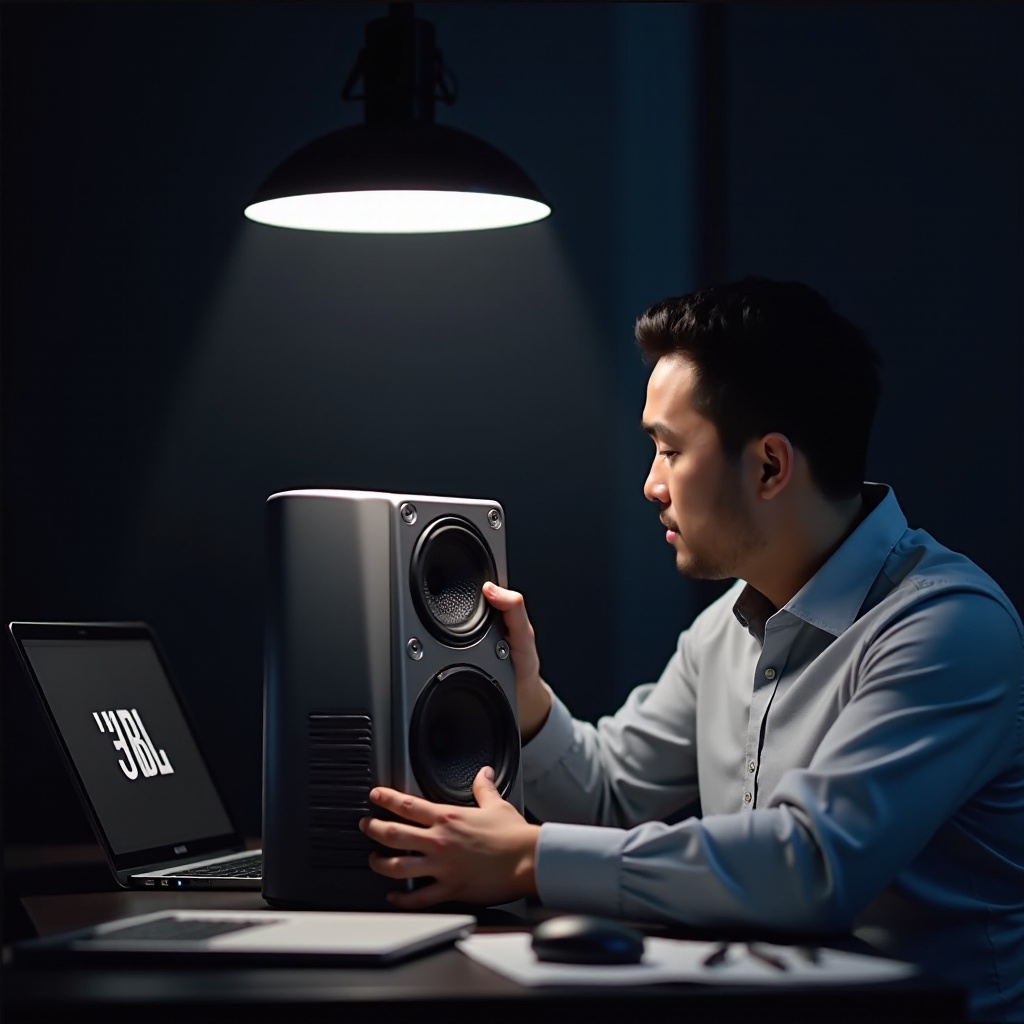 проблеми с високоговорителя jbl