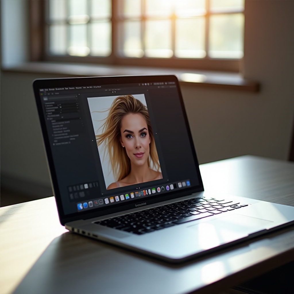 как да редактирам косата на снимка на macbook pro