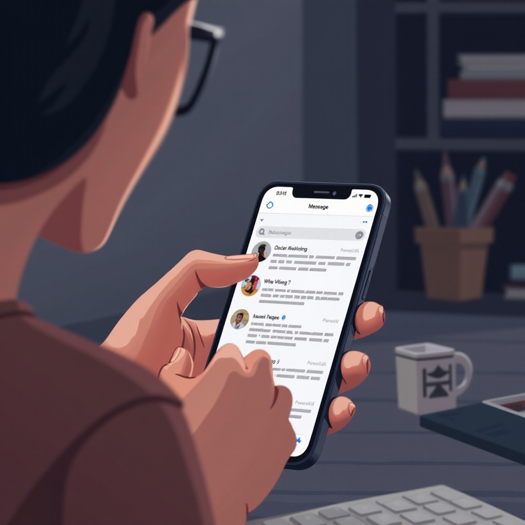 cum să găsești mesaje iMessages vechi