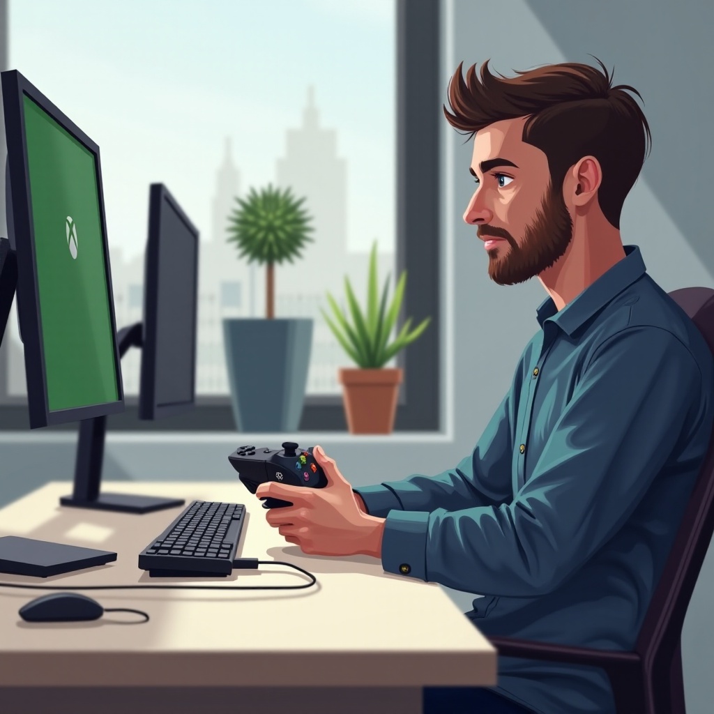 kontroler xbox na pc nie konfiguruje się przez USB