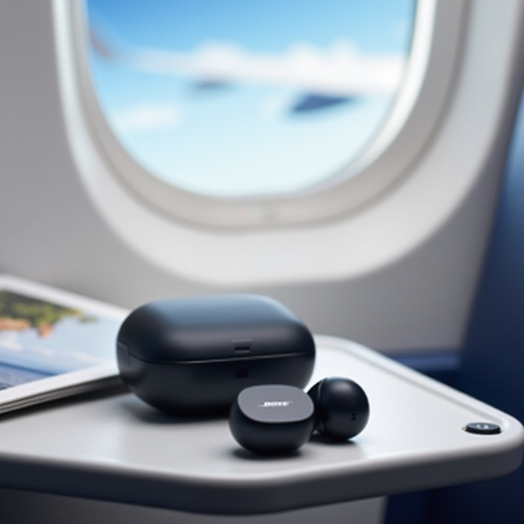 can i use bose quietcomfort earbuds on a plane