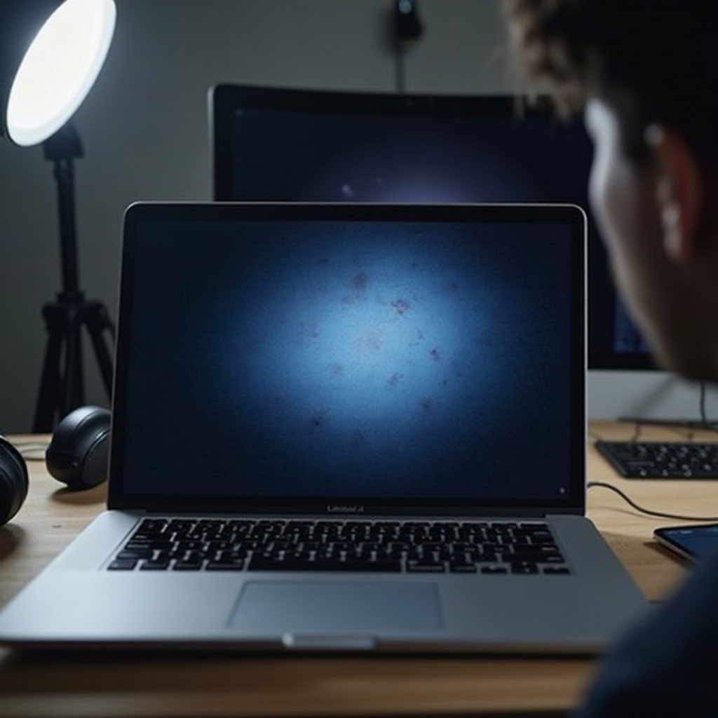 odbarwienie ekranu macbook pro