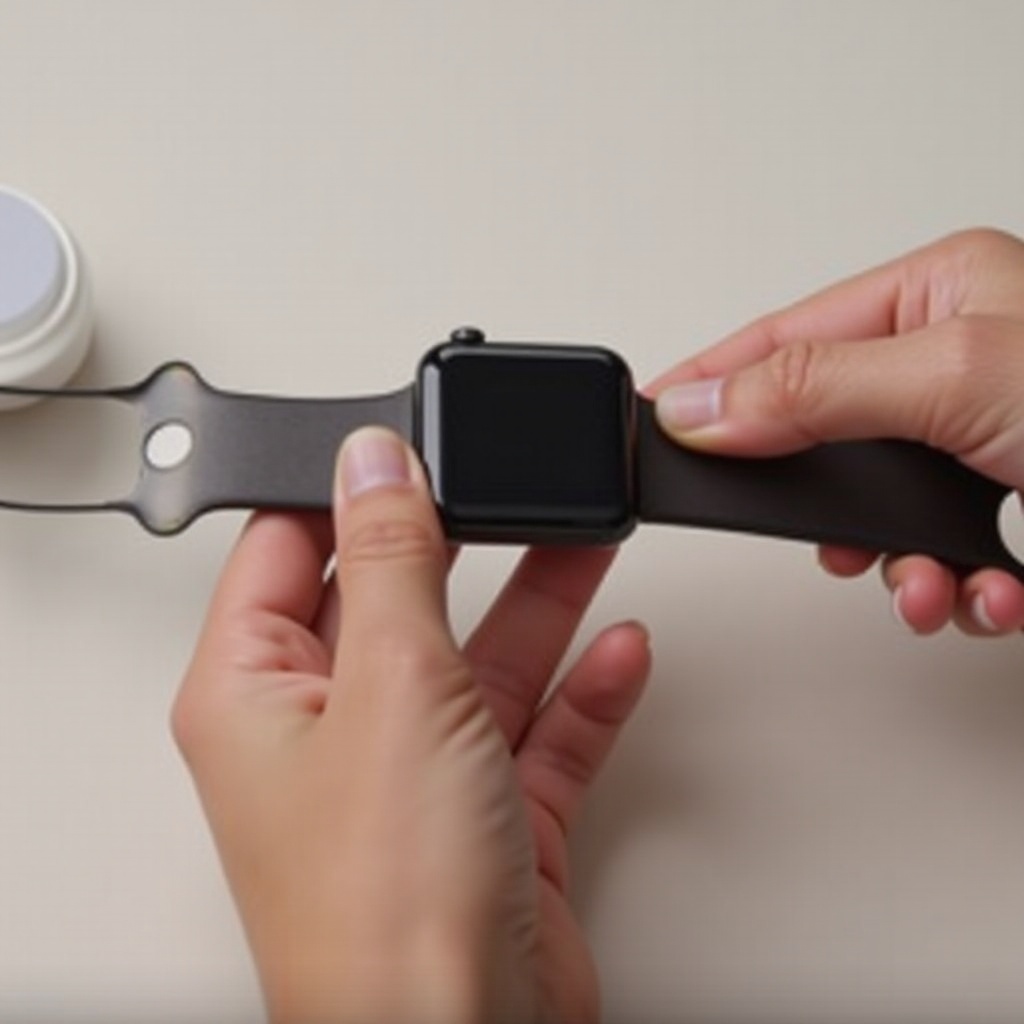 как снять ремешок с моих Apple Watch