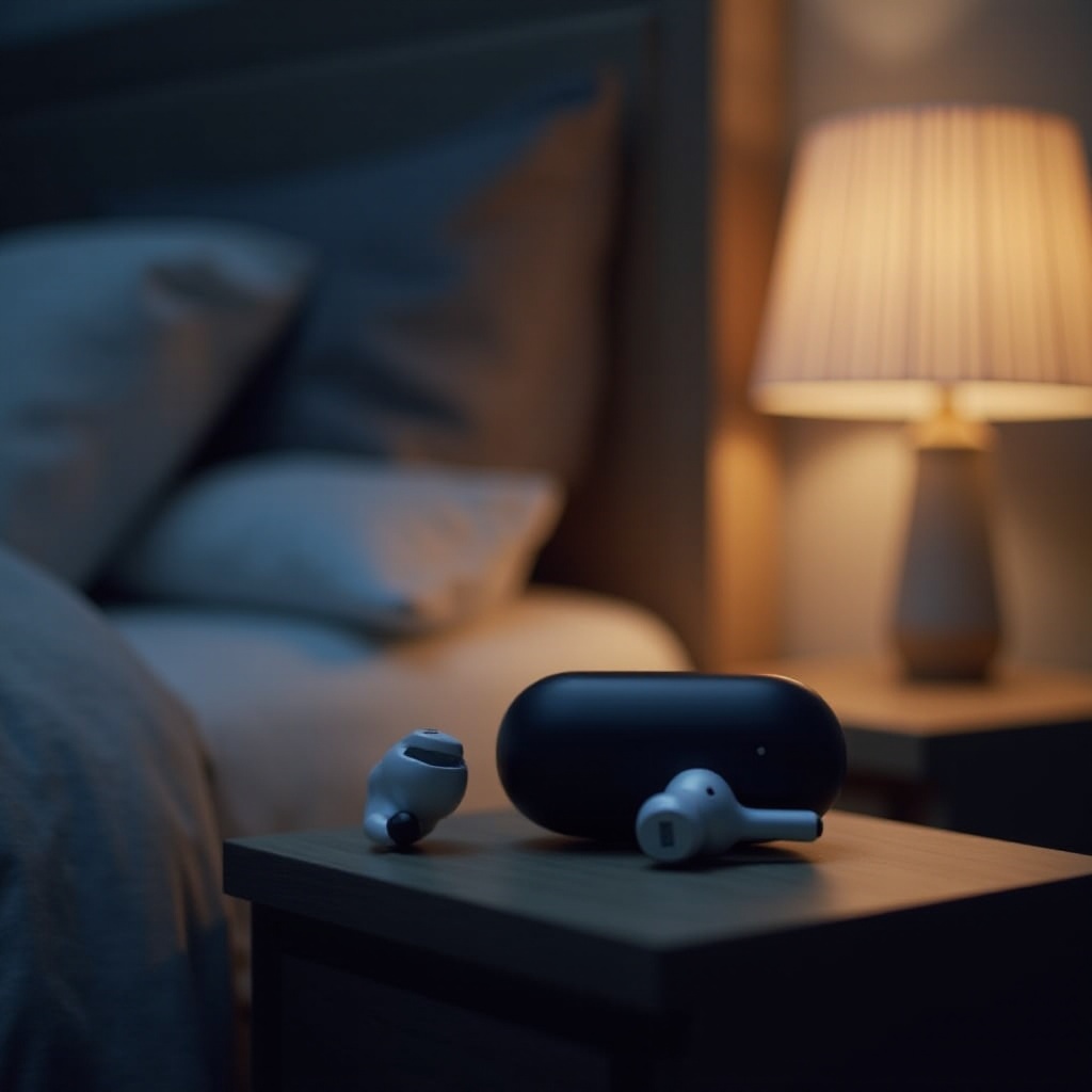 noise cancelling earbuds sleep with plug in cord