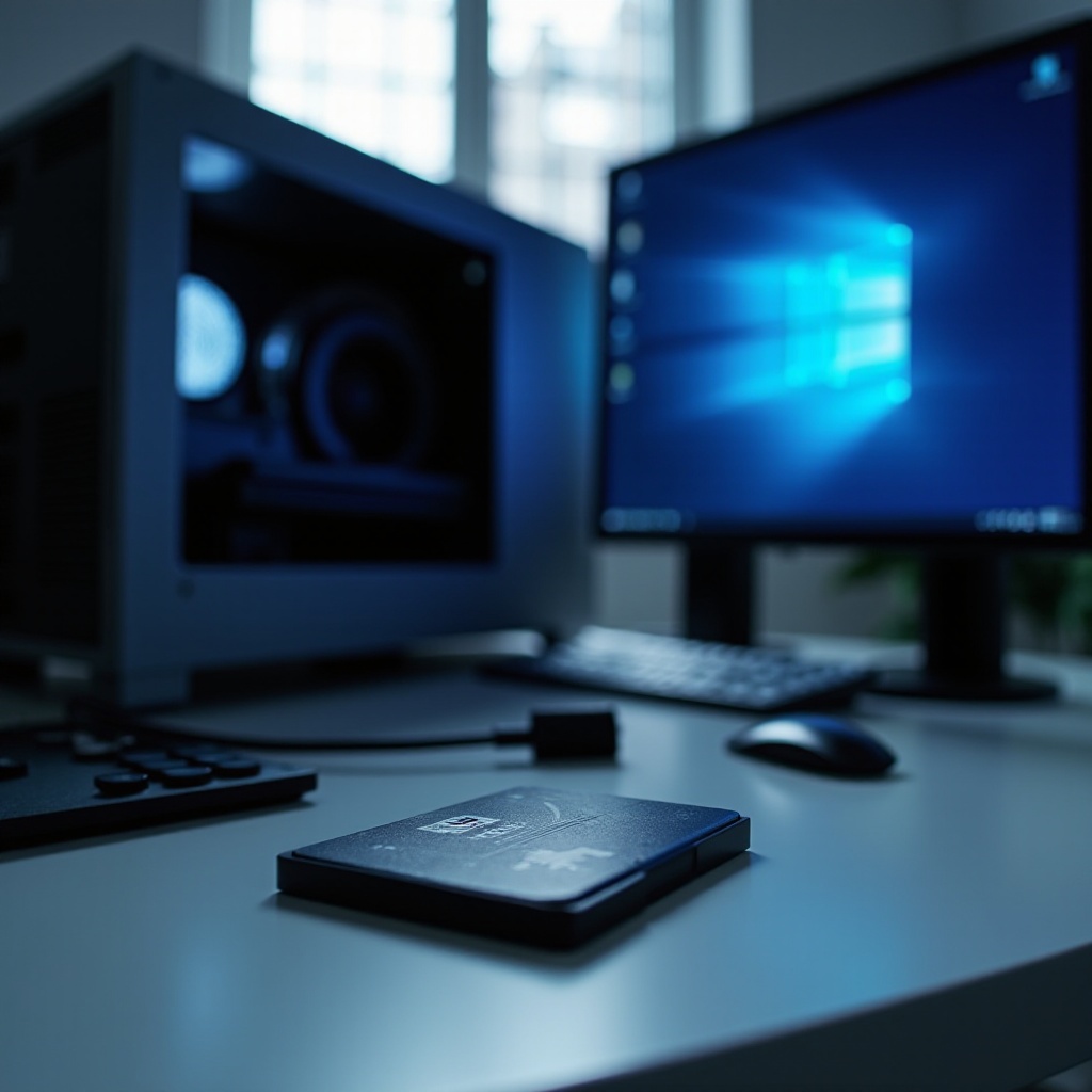 установить Windows 10 на новый SSD диск