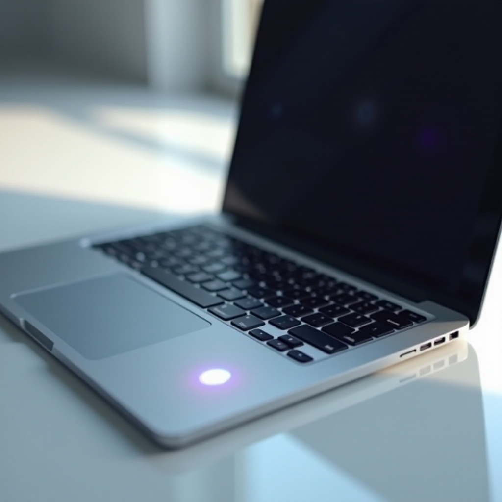 макбук са скенером отисака прстију