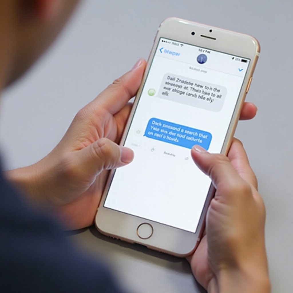 как найти старые сообщения iMessage