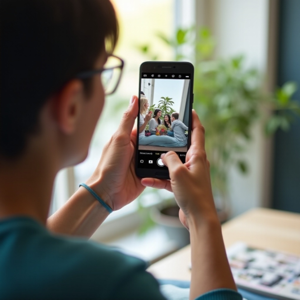 как да обърнете снимка на Android