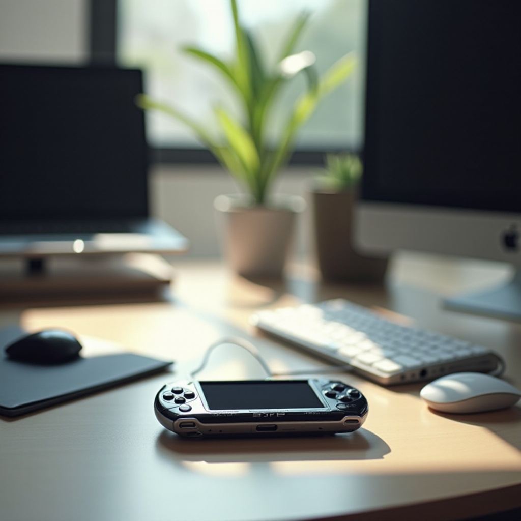 كيفية توصيل PSP بالكمبيوتر