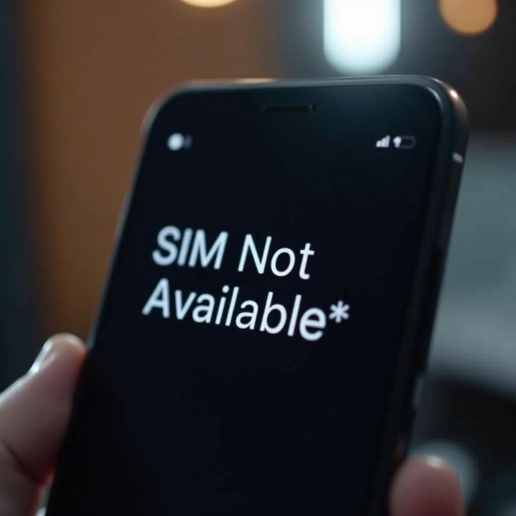 iPhone říká, že není k dispozici žádná SIM karta