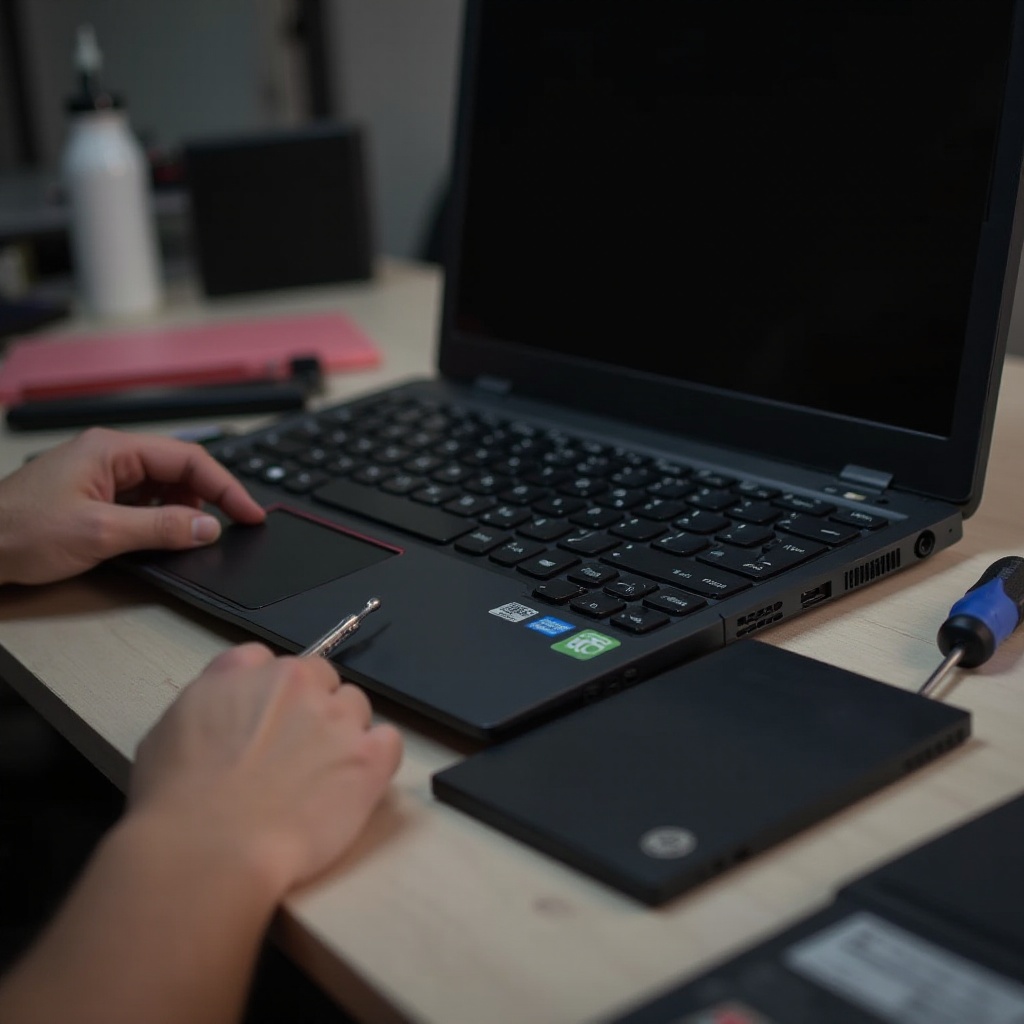 как заменить батарею в ноутбуке Lenovo