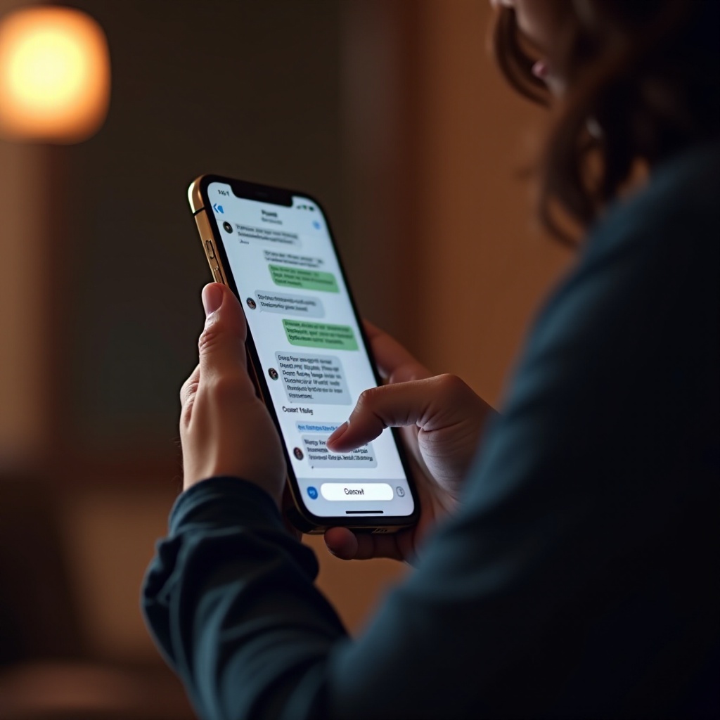 jak znaleźć stare iMessages