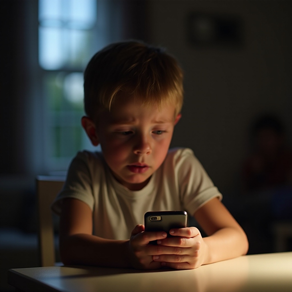 co dělá odebrání dítěti telefonu