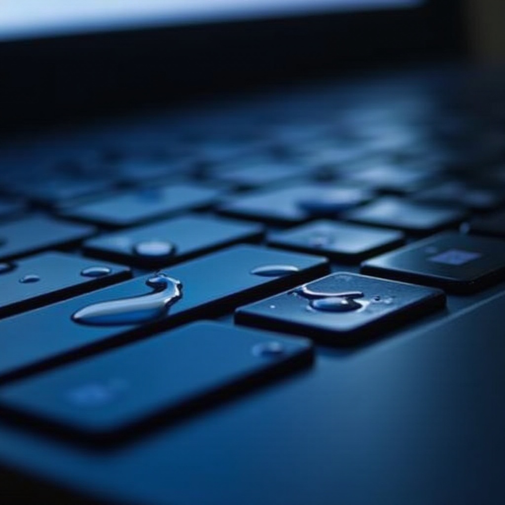 водни щети на клавиатурата