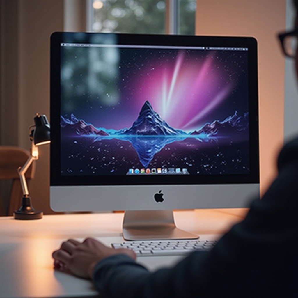 jak udržet displej zapnutý na Macu