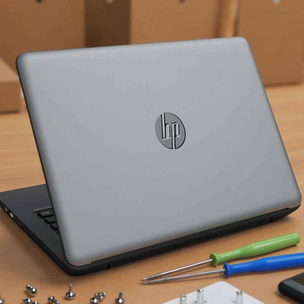 jak otworzyć tylną obudowę laptopa HP