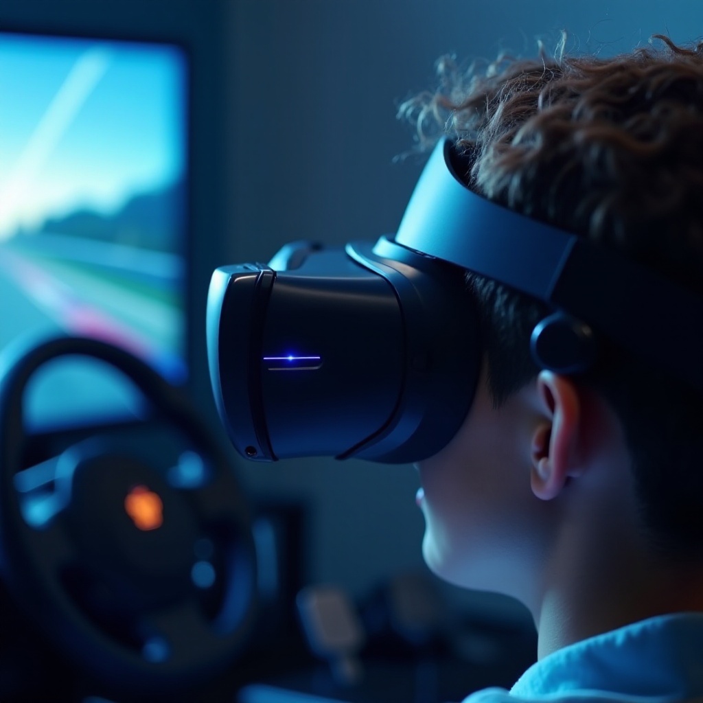 най-добрата VR слушалка за състезателни симулатори