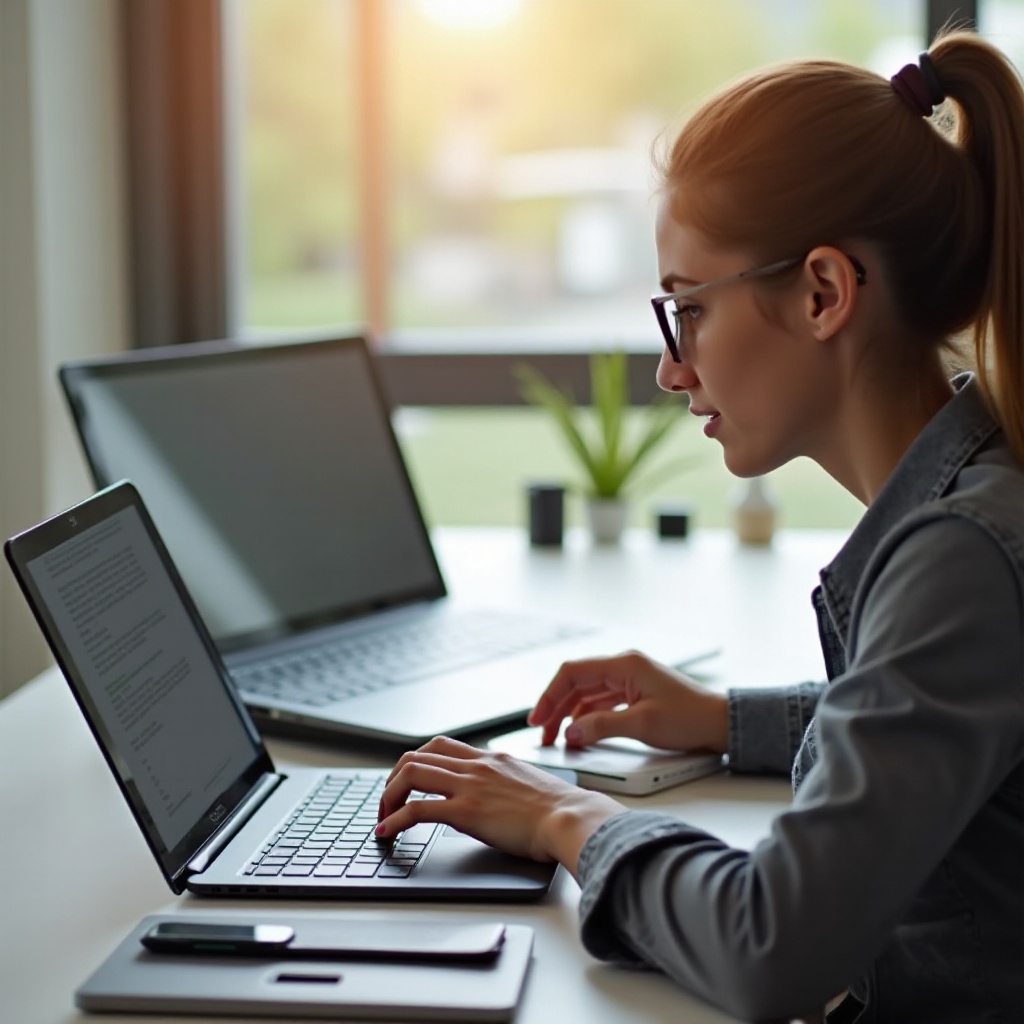 كيفية الوصول إلى الحافظة على جهاز Chromebook
