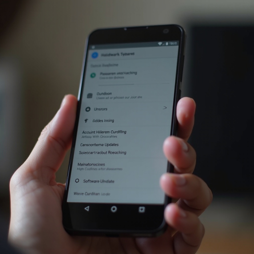 jak vrátit aktualizaci softwaru na Androidu
