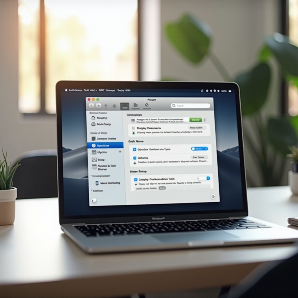 كيفية إبقاء الشاشة قيد التشغيل على ماك
