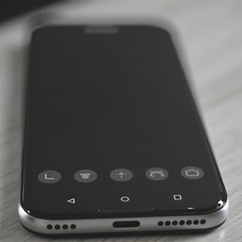 why is my phone in black and white