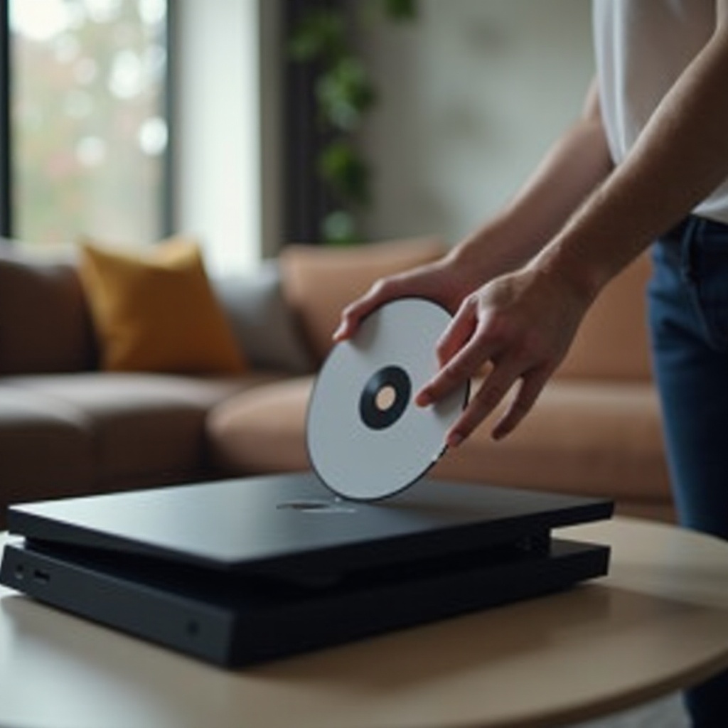 ps4 како убацити диск