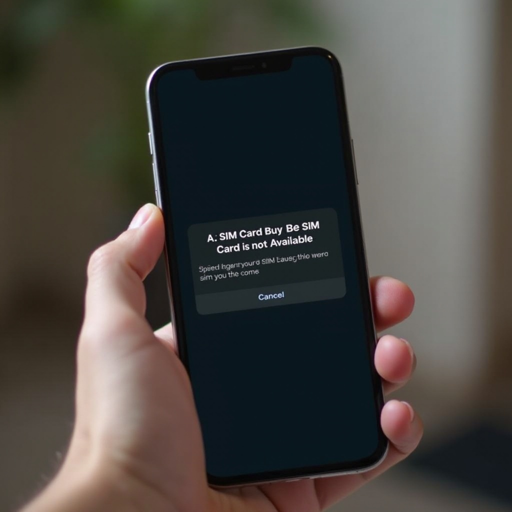 iPhone говорит, что SIM-карта недоступна