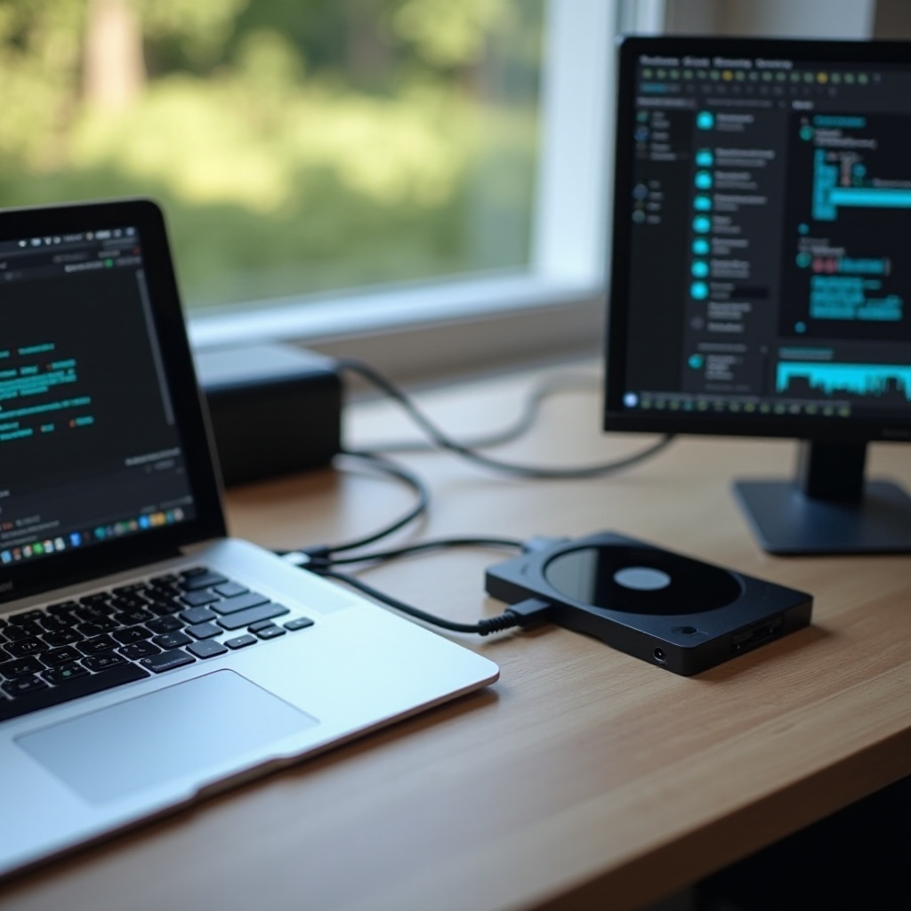 преглед на диск на Mac на Windows