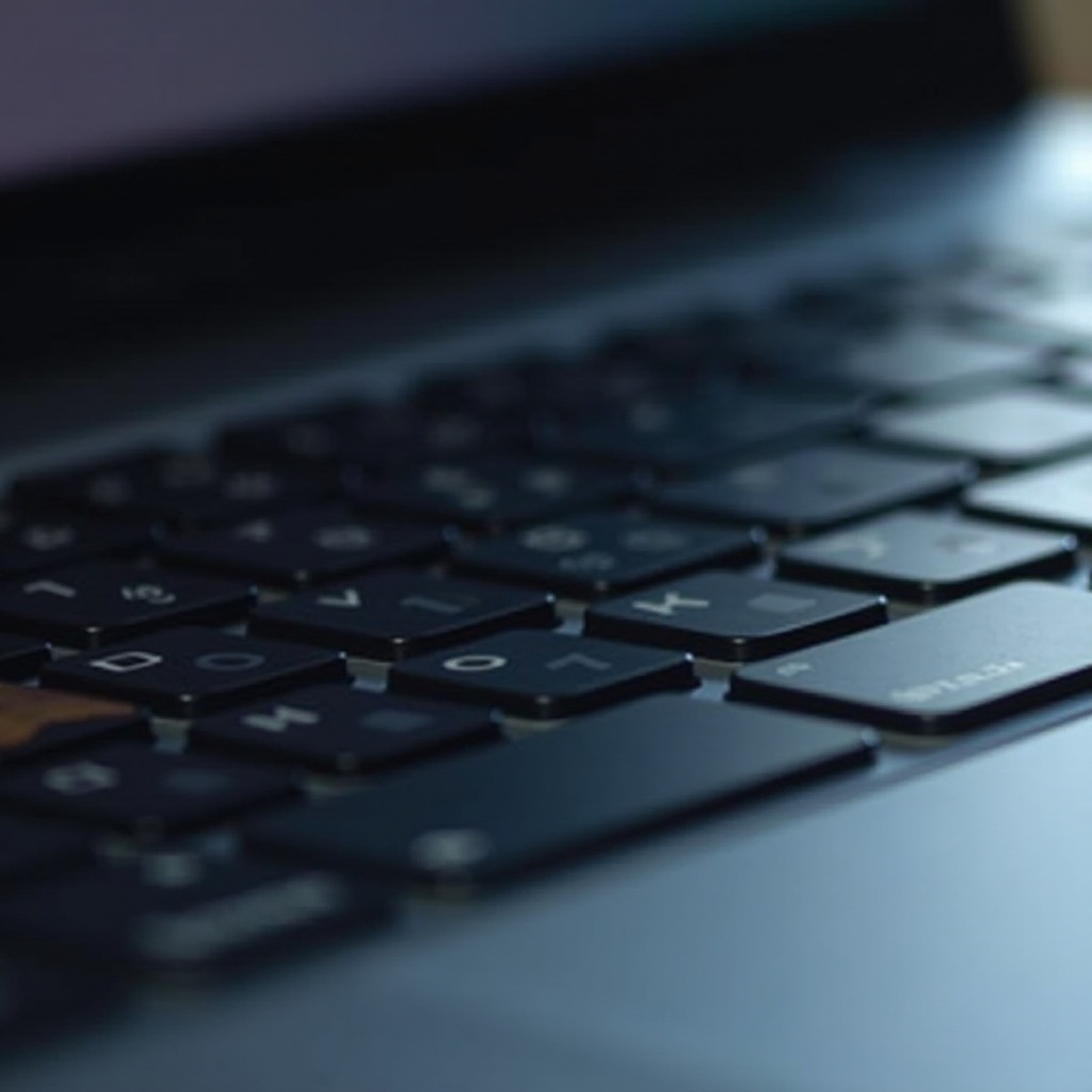 lepké klávesy na klávesnici notebooku