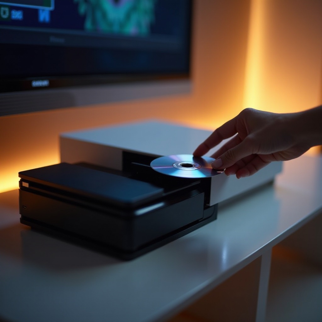 ps4 jak włożyć dysk