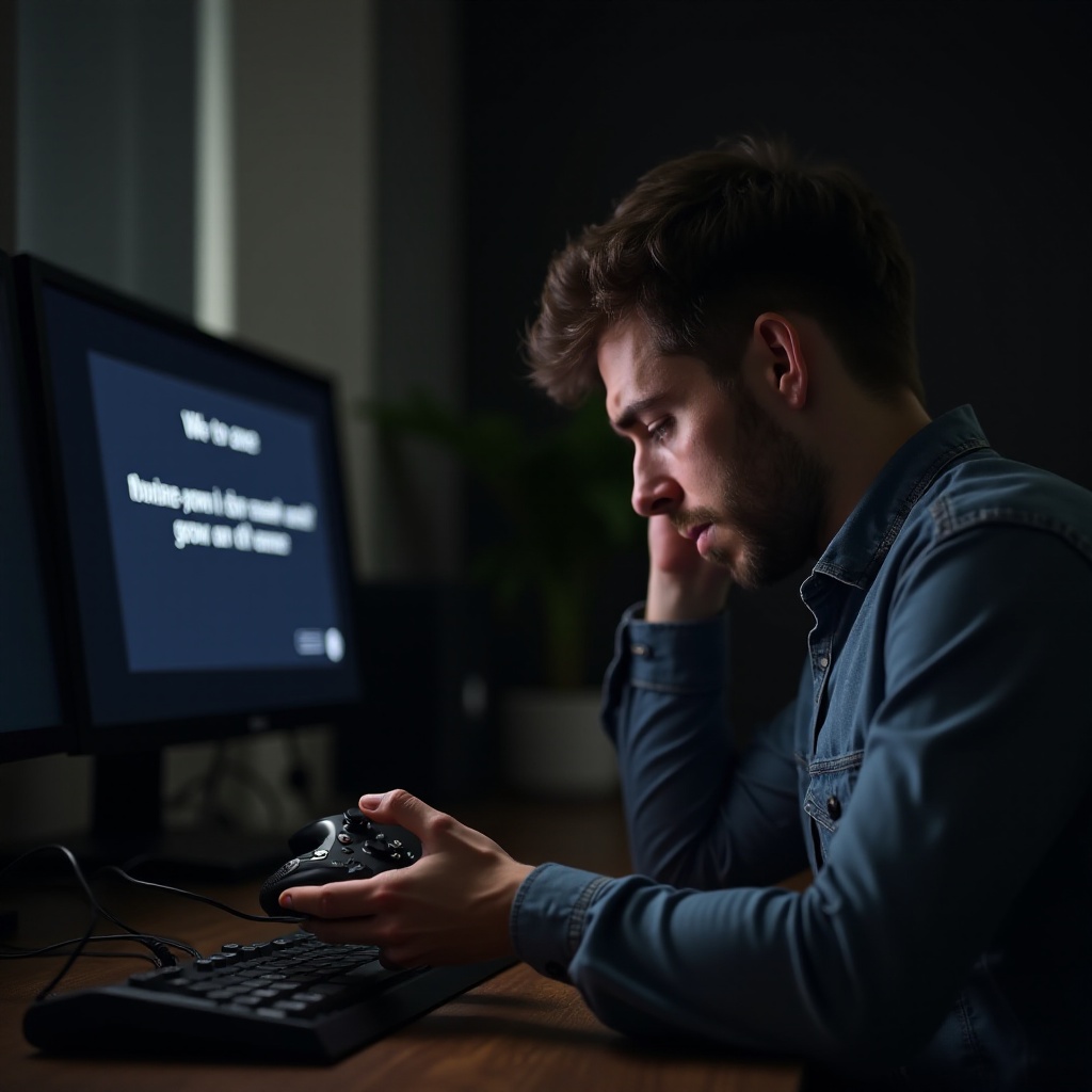 وحدة تحكم إكس بوكس للكمبيوتر الشخصي لا تتكون عبر USB