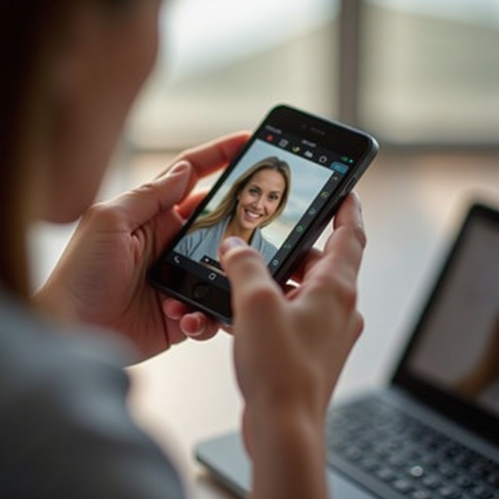 jak zrcadlit fotografii na Androidu