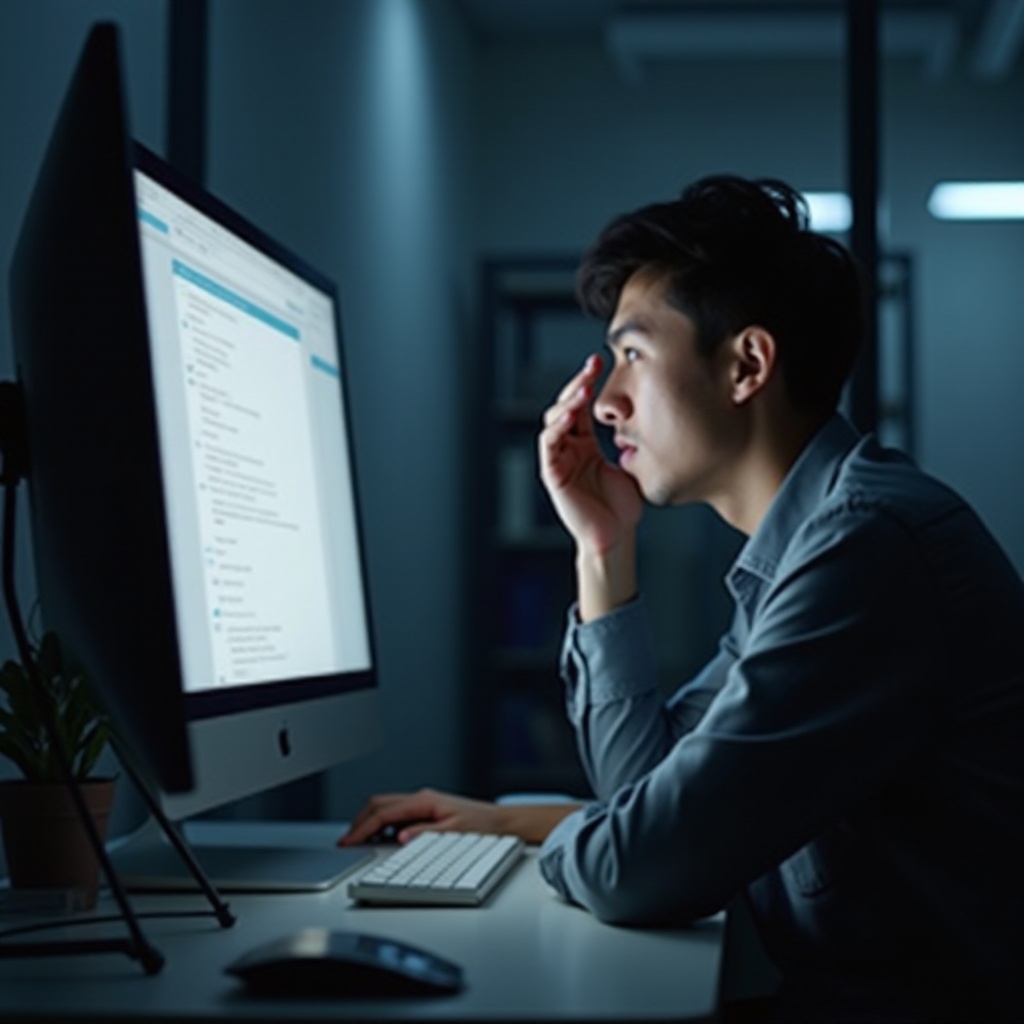 شاشة الكمبيوتر تشتغل وتطفئ